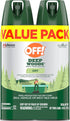 OFF! Deep Woods Insect Repellent Aerosol, Dry, Non-Greasy Formula, Bug Spray with Long Lasting Protection from Mosquitoes, 4 Oz, 2 Count...