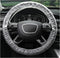 100PCS Disposable Car Steering Wheel Cover, Plastic Transparent Steering Wheel Protector with Elastic Trim, Universal Flexible Wheel Cover for Mos...