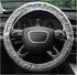100PCS Disposable Car Steering Wheel Cover, Plastic Transparent Steering Wheel Protector with Elastic Trim, Universal Flexible Wheel Cover for Mos...