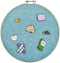 Wall Hanging Brooch Jewelry Storage Display Stand Enamel Pin Display Holder Earrings Necklace Glitter Pin Display Board with stars, Pin Collection...