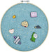 Wall Hanging Brooch Jewelry Storage Display Stand Enamel Pin Display Holder Earrings Necklace Glitter Pin Display Board with stars, Pin Collection...