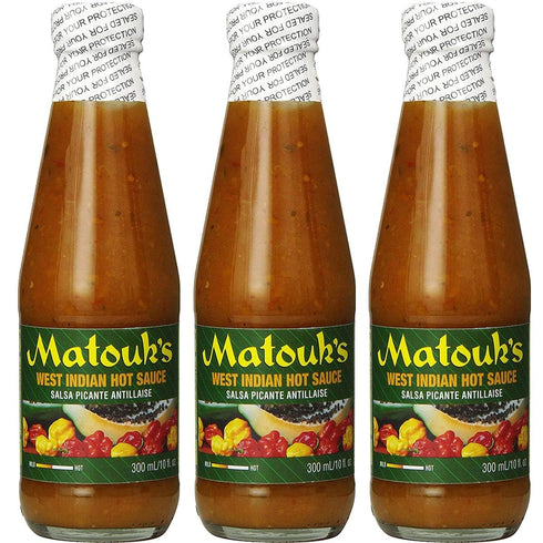 Matouk's West Indian Hot Sauce Salsa Picante 10 Ounce (Pack of 3)...