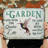 Wander Prints Birthday Gardener Gift for women, men Mom, Dad, Grandma, Grandpa Who Love Garden -Christmas House Warming Gift Hummingbird Metal Sig...