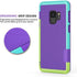 Jeylly S9 Case, Galaxy S9 Case with 2 Pack HD Soft Screen Protector, Contrasting Colors Ultra Slim One-Piece Anti-Slip Rugged Soft TPU Bumper Shoc...