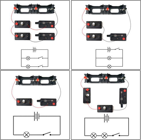 EUDAX School Labs Basic Electricity Discovery Circuit Kit for Introductory Electronics...