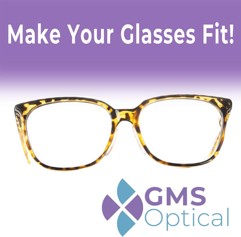 GMS Optical® 1.8mm x 13mm Short Anti-Slip Adhesive Contoured Silicone Eyeglass Nose Pads - Perfect for Kids Glasses and Smaller Plastic Frames - 5...