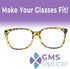 GMS Optical® 1.8mm x 13mm Short Anti-Slip Adhesive Contoured Silicone Eyeglass Nose Pads - Perfect for Kids Glasses and Smaller Plastic Frames - 5...