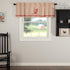 VHC Brands Sawyer Mill Chicken Pleated Curtain Valance, Red, 20x72...