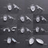 Eyeglass Nose Pads, Eyeglass Repair Kit with 50 Pairs Soft Silicone Air Chamber Glasses Nose Pads, Screws, Screwdrivers, Tweezer and Cleaning Clot...