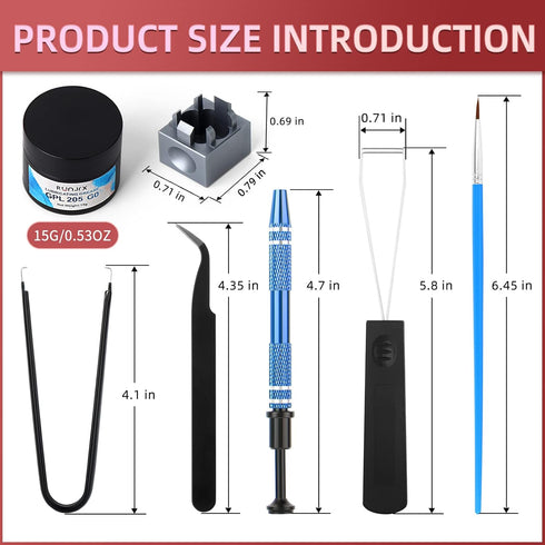 YIMAGUJRX RUNJRX Keyboard Switch Lube Kit GPL 205G0 0.53oz/15g, Switch Opener for Cherry MX Gateron TTC Holy Pandas Switch,Switch Lube Tools for G...