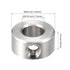 uxcell Drill Stop 5/16" I.D. Stainless Steel for Set Screws Chuck Woodworking Drill Bits Depth Holder 2Pcs...
