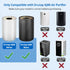 KJ80 Replacement Filter Compatible with Druiap KJ80 Air Purifier, 360° Rotating 3-in-1 Filter of H13 True HEPA Filter, Activated Carbon and Pre-fi...