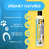 Kelco by Laube Deshedding Shampoo - Deshedder Anti-Itch Shampoo for Pets - Natural, Hypoallergenic, Cruelty-Free, Biodegradable Formula for Groomi...