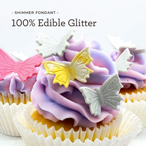 Satin Ice Gold Shimmer Fondant, Vanilla, 4.4 Ounces...