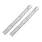 ZZTX Ruler Metal Straight Edge Ruler Stainless Steel Ruler 6 Inch Ruler Set Rulers Bulk 2 Pack...