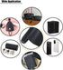CDY Toothpick Texture Faux Leather Roll: Solid Color Faux Leather Sheets 13.8"X53" PU Fabric Leather Perfect for Crafts Handbags Wallets Jewelry E...