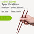 humangear GoBites Quattro | Travel & Camping Utensils | Portable & Convertible Dining Ware | Multi-Functional Fork, Spoon, Chopsticks, Toothpick...