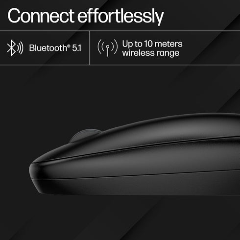 HP 240 Bluetooth® Mouse, Lock On with Bluetooth® 5.1 Wireless connectivity, Super Accurate Tracking at 1600 DPI, Sleek ambidextrous Design with Th...