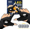 PARIGO LED Flashlight Gloves, Stocking Stuffers for Men Gift for Dad Husband Grandpa, Cool Gadget Christmas Birthday Gifts for Men Adults Him Boyf...