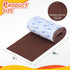 Felt Furniture Pads, Non Slip Self Adhesive Cuttable Felt Tape Brown Heavy Duty Felt Strip Roll for Protecting Hardwood Floors Chair Wall Protecto...