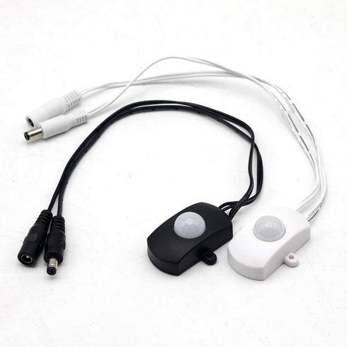 DC 5V-24V 5A PIR Motion Sensor, LED Light Induction Switch, Light with Special Motion Sensor (Black?2 Pack?)...