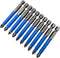 10Pcs Anti Slip Phillips Cross Slot PH2 Short Screwdriver Bit Set 1/4 Inch Hex Shank 2.56 Inch/65 mm Length S2 Steel with Magnetic Tip for Power S...