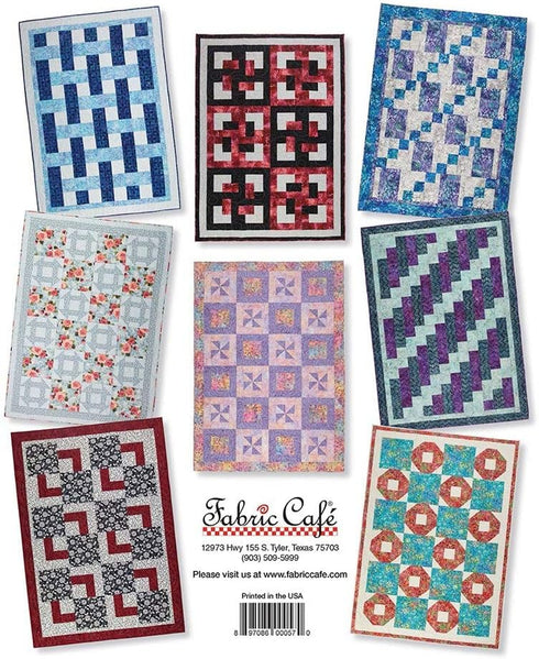 Fabric Cafe Quick as a Wink 3 Yard Quilts Pattern Book...