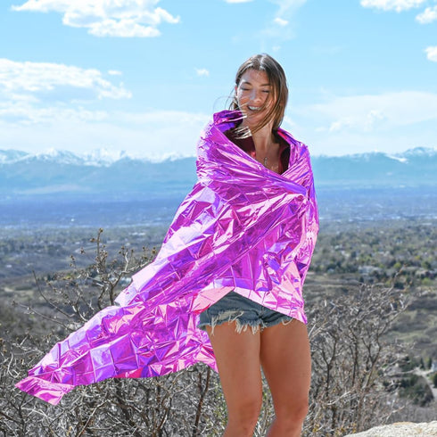 EVERLIT Survival Emergency Mylar Thermal Blanket, Foil Space Blanket Designed for NASA, Body Warmer Blanket for Outdoor, First Aid, Camping Gear, ...