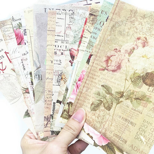 150pcs Scrapbooking Paper,Old Book Page Music Notes Background Material Paper for DIY Decoupage Junk Journal Scrapbooks Supplies...
