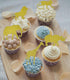 30 Pack Gold Glitter Jungle Safari Animal Cake Cupcake Toppers Cupcake Picks Decorations for Jungle Safari Animal Themed Baby Shower Birthday Part...