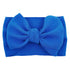 KIDOCHEESE Big Bows Headbands with Elastics Nylon Oversized Head Wraps and Large Hair Accessories for Newborns, Infants, Toddlers, and Kids...