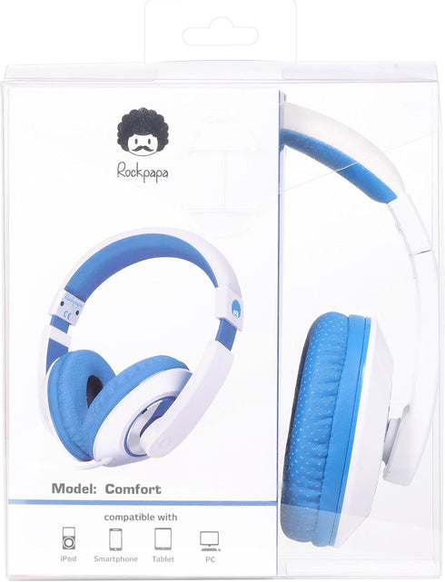 rockpapa Comfort Kids Headphones for School, Lightweight Childrens Boys Girls Teens Over-Ear Headphones Wired 3.5mm for CD DVD Player Tablet Phone...