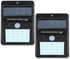 Nature Power 24201 20-LED Solar Powered Motion Activated Wall Light, 2pack, 2 Piece , Black...