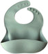 Silicone Baby Bib, French Navy | BPA FREE | Soft Adjustable Bib for Ages 6-36 Months...