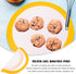 YARNOW Non Stick Baking Mat, Round Silicone Baking Mat, Reusable Silicone Mat for Pie Bread Macaron Pastry Tortilla (12 Inch, Random Color)...
