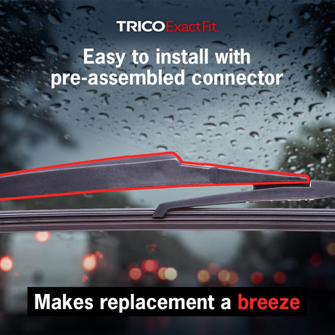 TRICO Exact Fit™ (14-F) 14 Inch Automotive Replacement Windshield Wiper Blades for My Car Premium All Weather Beam Blade for Select Vehicle Models...