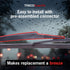 TRICO Exact Fit™ (14-F) 14 Inch Automotive Replacement Windshield Wiper Blades for My Car Premium All Weather Beam Blade for Select Vehicle Models...