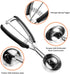 Cookie Scoop Set, Ice Cream Scooper, 18/8 Stainless Steel Cookie Dough Scoop with Trigger Release, 2 Tbsp/ 30 ml/ 1 oz Thickened Cookie Scoops for...