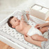 Vegan Leather Baby Changing Mat - Wipeable Portable Changing Pad 2 Pack, Foldable Travel Changing Mat for Baby, Newborns (Rainbow&Elephant,15.75"*...