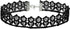 MILAKOO 8 Pcs Women Black Lace Choker 1.2" Width Necklace for Women Best Gifts...