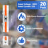 20Pcs Lever Nuts Wire Connectors, Inline Wire Connectors, 1 Conductor Compact Lever Wire Connectors, Compact Splicing Electrical Connectors Butt T...