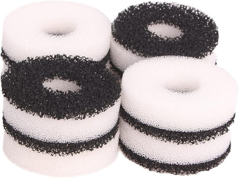 Compatible Filter Carbon Ring Service Kit Fit for Biorb Aquarium (8X Foam, 8X Carbon)...