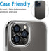 Compatible with iPhone 15 Pro/iPhone 15 Pro Max Camera Lens Protector, Anti-Scratch Lens Cover 9H Tempered Glass Metal Camera Screen Protector Sho...