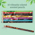 Lifelines Rub & Sniff Scented Colored Pencils, Infused with Essential Oil Blends, Color Pencil Set of 10, Earth Tones, Travel Case Included...