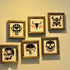 65 Pieces Skull Stencils for Painting, Flame Print Stencils Reusable Skull Fire Airbrush Stencil Templates for Wood DIY Crafts Scrapbooks Wood Hom...