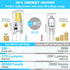 G4 LED Bulb 3W Equivalent to 20W 25W T3 JC Type Bi-Pin G4 Halogen Bulb,AC/DC 12V Warm White 3000K G4 Base Bulbs for Under Cabinet Light,Puck Light...