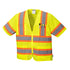 Portwest US383 Augusta Sleeved Hi Vis Reflective Safety Vest with Pockets ANSI Class 3 Yellow, 7X-Large...