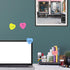 Self-Sticky Notes, Sticky Notes, 12 Colors Heart Bright Colorful Sticky Pad, for School Office Bible Study 2.76 x 2.76 Inch 600 Sheets...