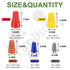 255PCS Electrical Wire Cap Connectors Nuts Kit, Insulating Insert Twist Wire Connectors with Spring, Screw on Terminals Assortment Set Quick Conne...