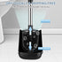 SetSail Toilet Brush and Holder, Automatic Toilet Bowl Brushes for Bathroom Ventilated Toilet Brush for Toilet Scrubber Cleaning-Black...